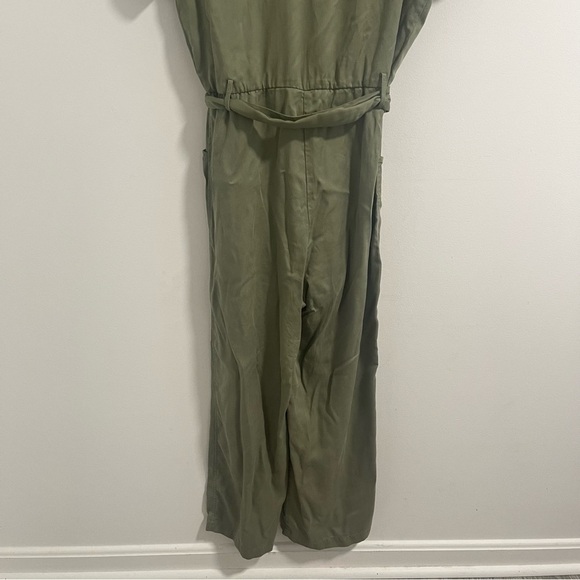 UNTUCKit TENCEL Utility Tilly Jumpsuit Olive Green Size XS - Picture 9 of 10